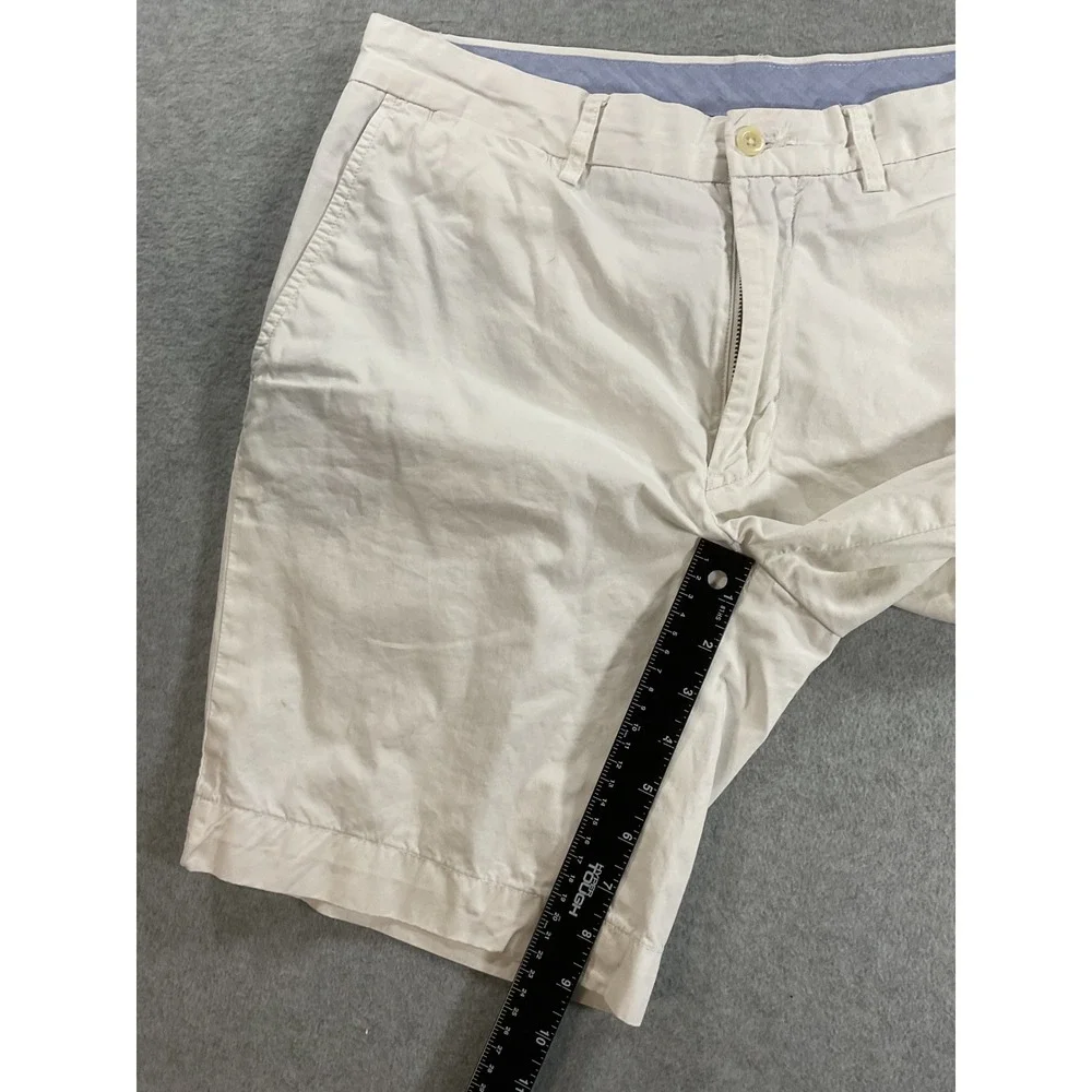 Polo Ralph Lauren Classic Fit Chino Shorts Mens 32 White Cotton 9 Inseam 2413